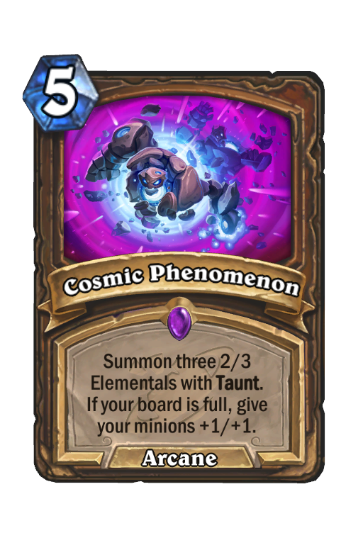 Cosmic Phenomenon Hearthstone kártya