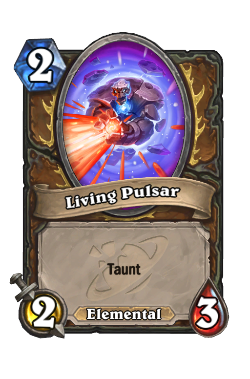 Living Pulsar Hearthstone kártya