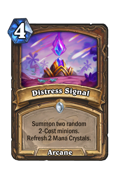 Distress Signal Hearthstone kártya