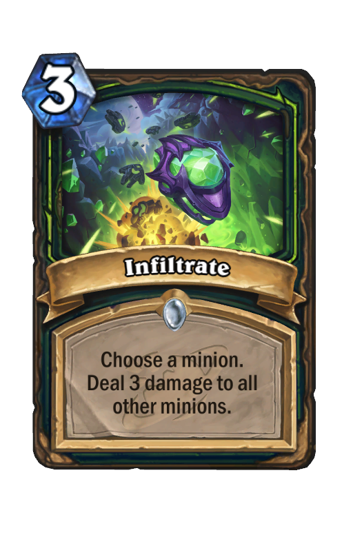 Infiltrate Hearthstone kártya