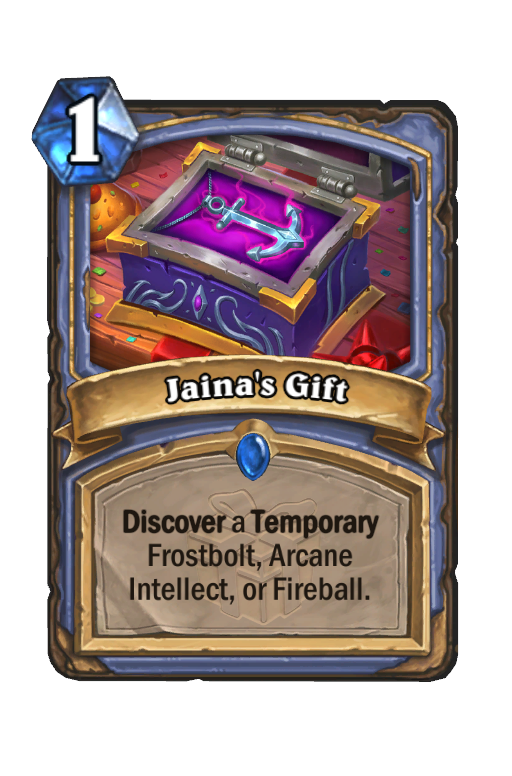 Jaina's Gift Hearthstone kártya