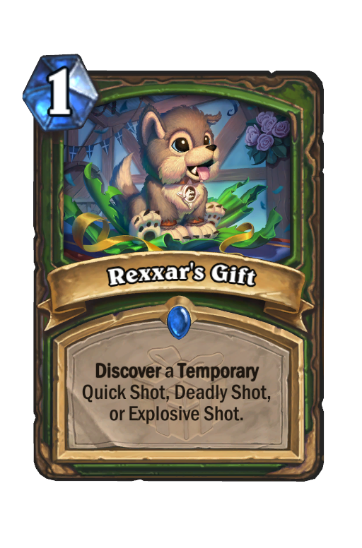 Rexxar's Gift Hearthstone kártya