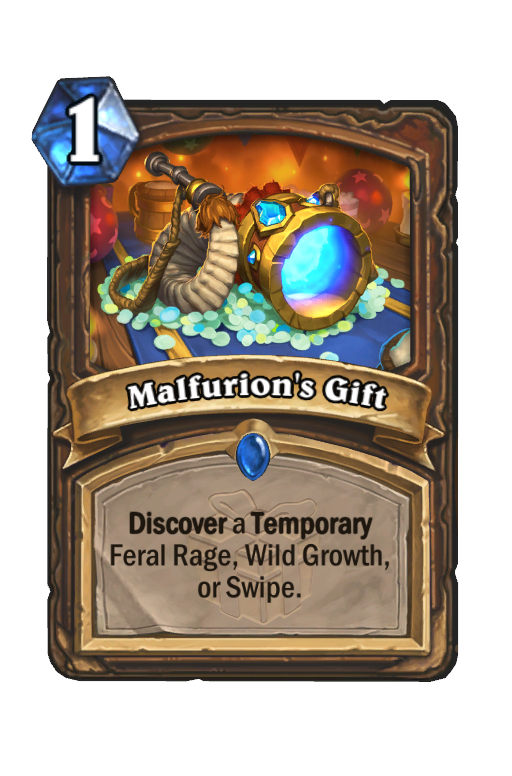 Malfurion's Gift Hearthstone kártya
