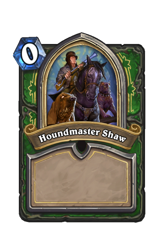 Houndmaster Shaw Hearthstone kártya