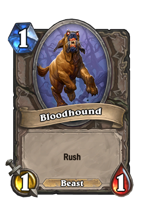 Bloodhound Hearthstone kártya