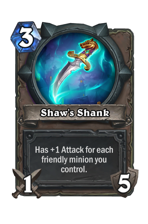 Shaw's Shank Hearthstone kártya
