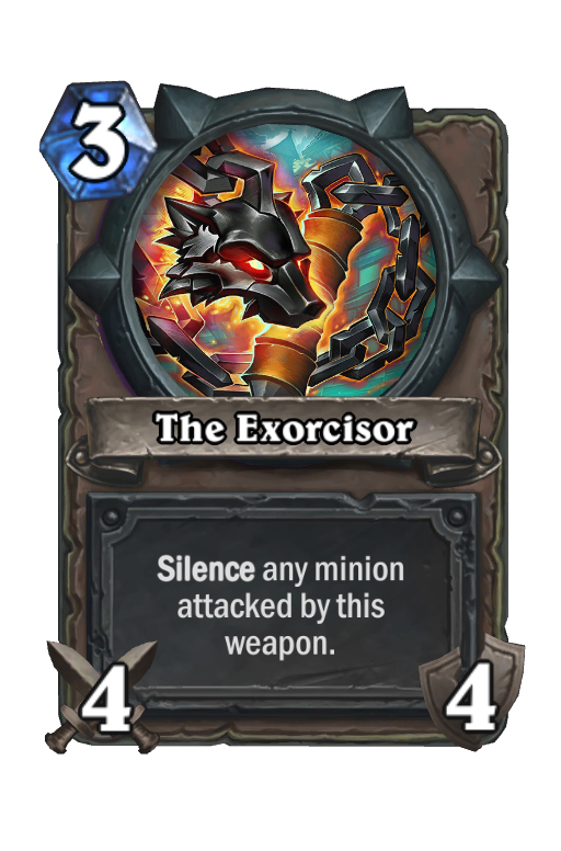 The Exorcisor Hearthstone kártya