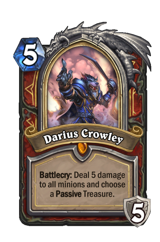 Darius Crowley Hearthstone kártya