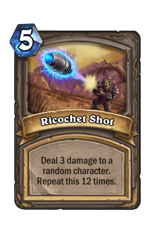 Ricochet Shot Hearthstone kártya