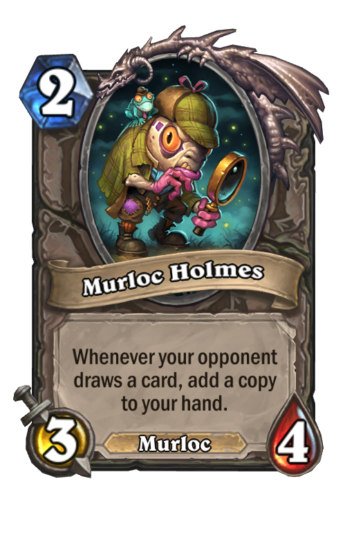 Murloc Holmes Hearthstone kártya