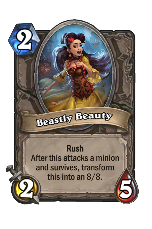 Beastly Beauty Hearthstone kártya