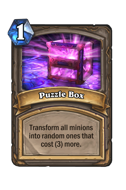 Puzzle Box Hearthstone kártya