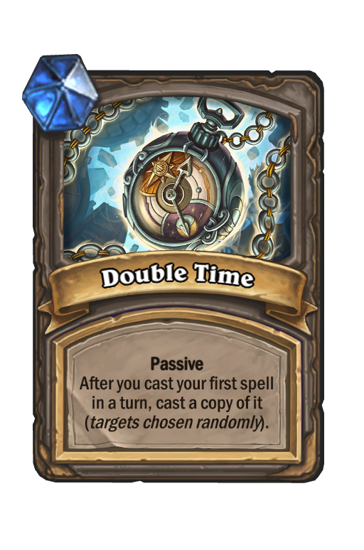 Double Time Hearthstone kártya