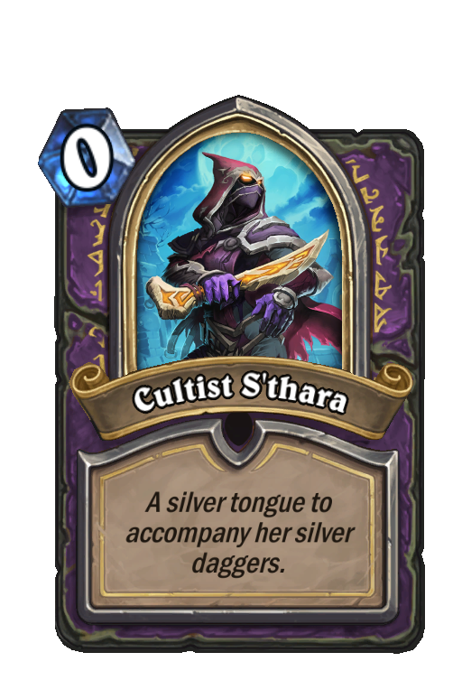 Cultist S'thara Hearthstone kártya