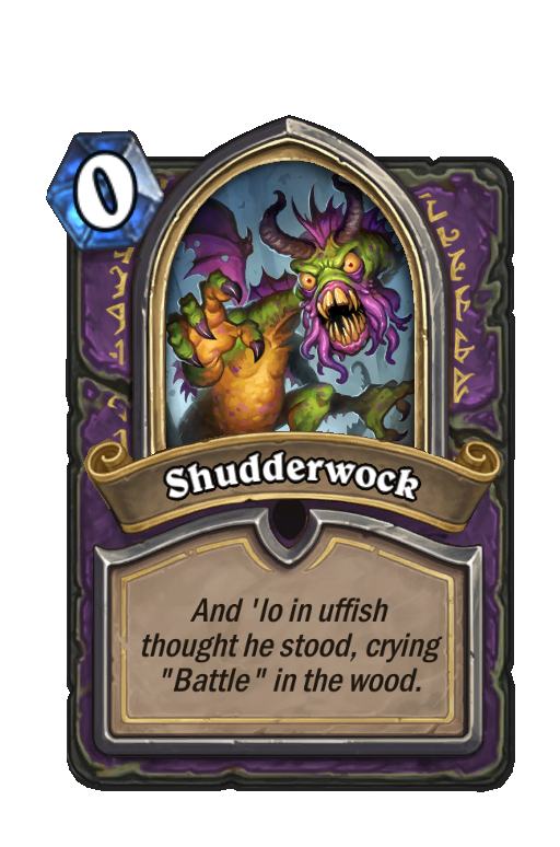 Shudderwock Hearthstone kártya
