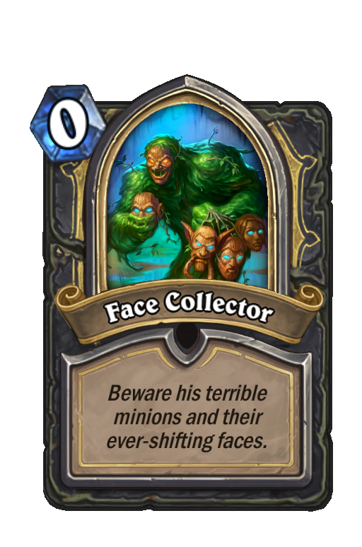 Face Collector Hearthstone kártya