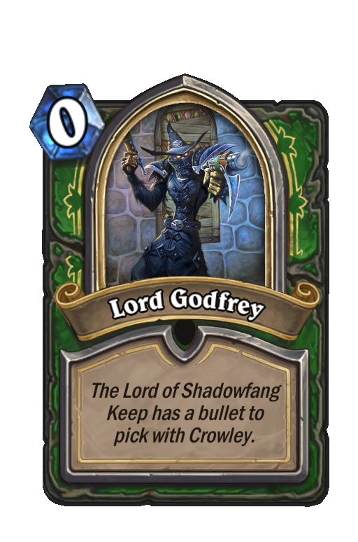 Lord Godfrey Hearthstone kártya