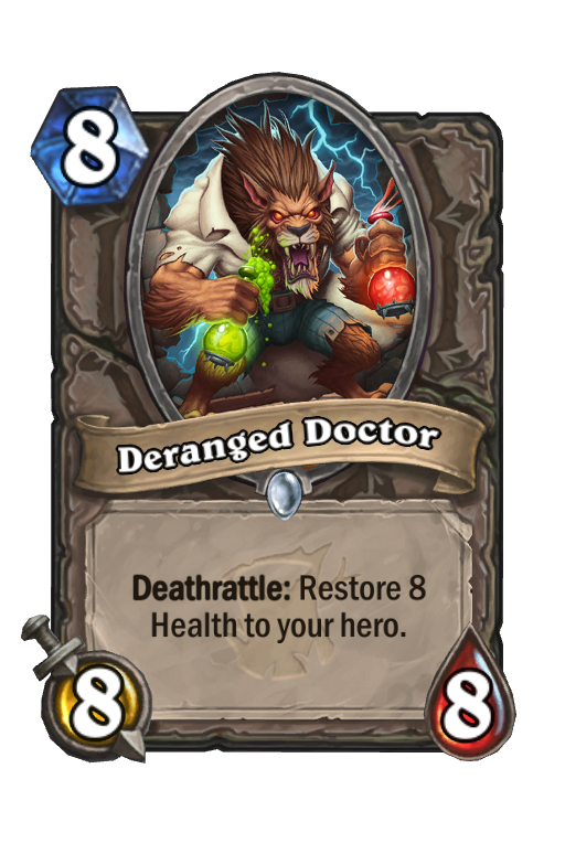 Deranged Doctor Hearthstone kártya