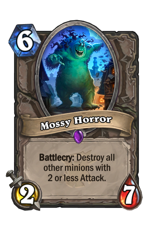 Mossy Horror Hearthstone kártya