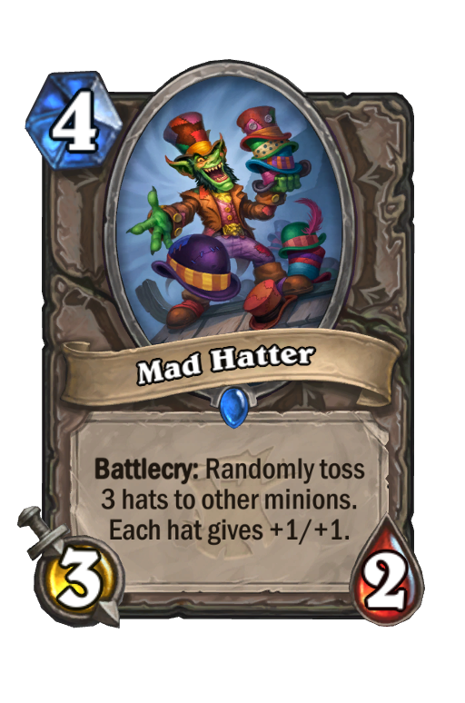 Mad Hatter Hearthstone kártya