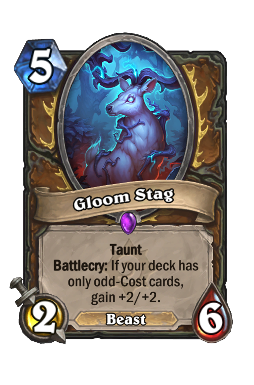 Gloom Stag Hearthstone kártya