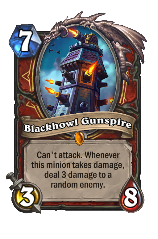 Blackhowl Gunspire Hearthstone kártya