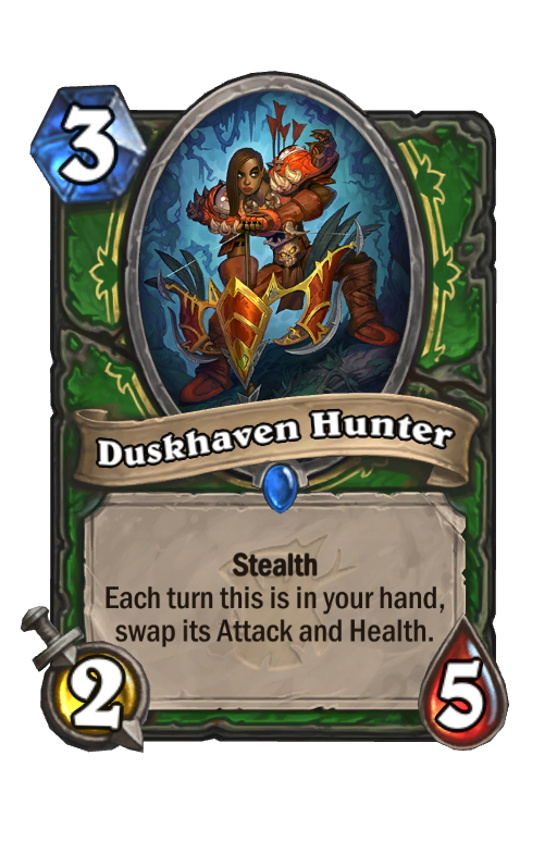 Duskhaven Hunter Hearthstone kártya