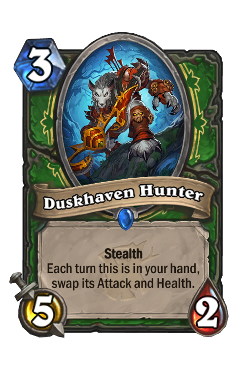 Duskhaven Hunter Hearthstone kártya