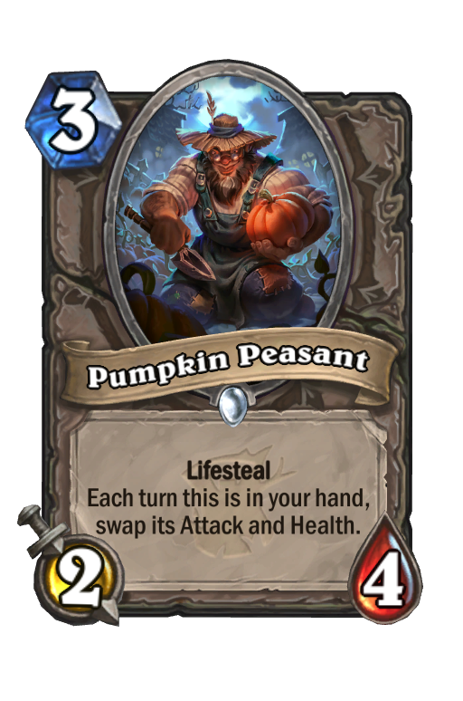 Pumpkin Peasant Hearthstone kártya