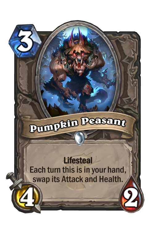 Pumpkin Peasant Hearthstone kártya