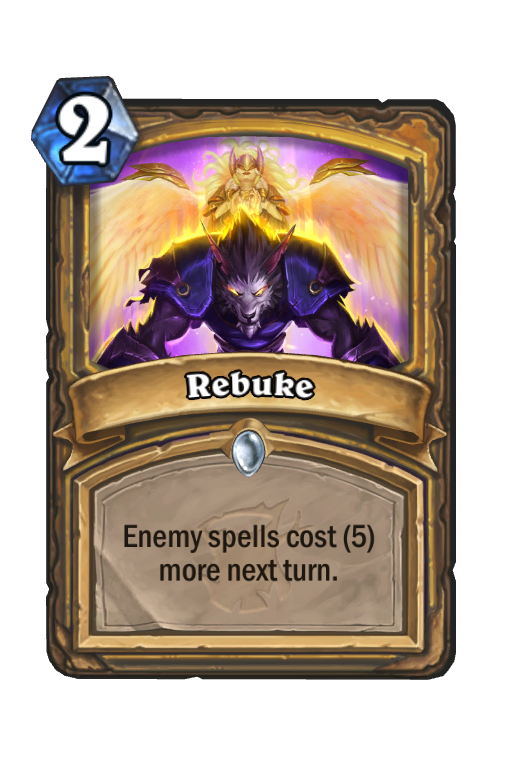 Rebuke Hearthstone kártya