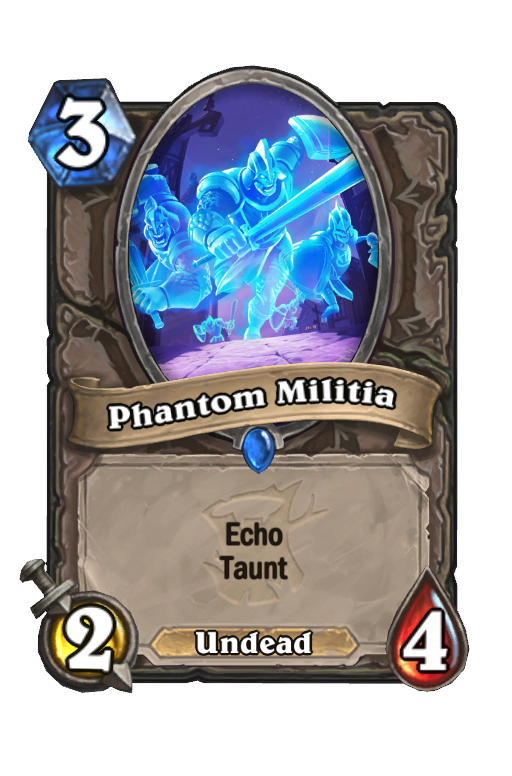 Phantom Militia Hearthstone kártya