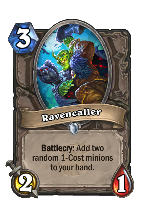Ravencaller Hearthstone kártya