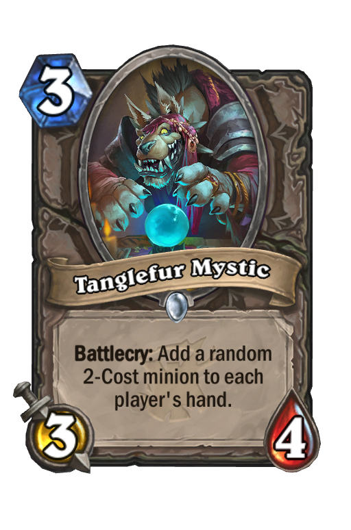 Tanglefur Mystic Hearthstone kártya