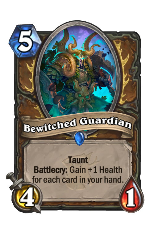 Bewitched Guardian Hearthstone kártya