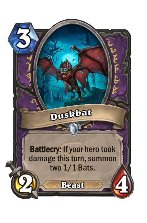 Duskbat Hearthstone kártya