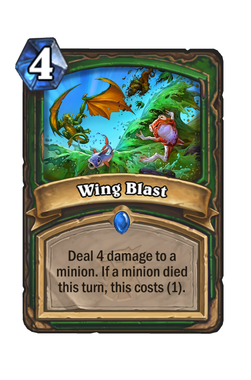 Wing Blast Hearthstone kártya