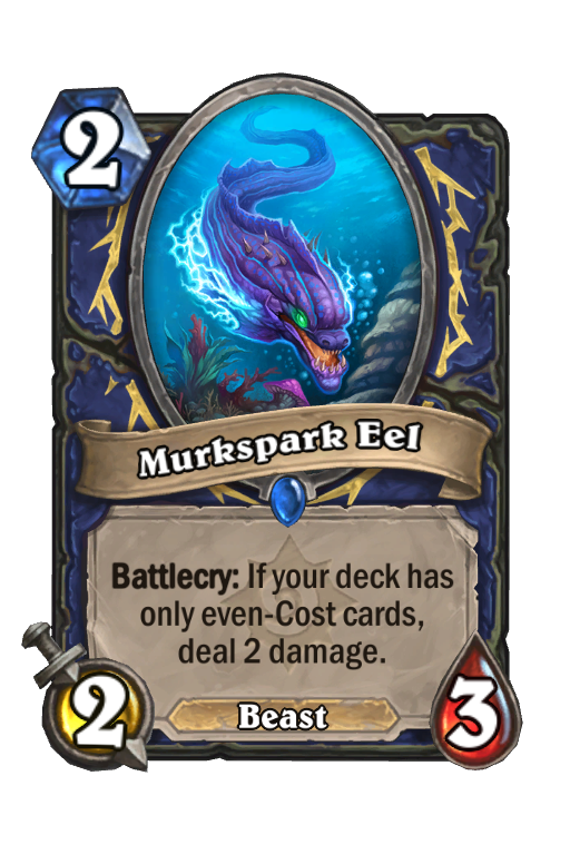 Murkspark Eel Hearthstone kártya