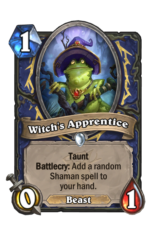 Witch's Apprentice Hearthstone kártya