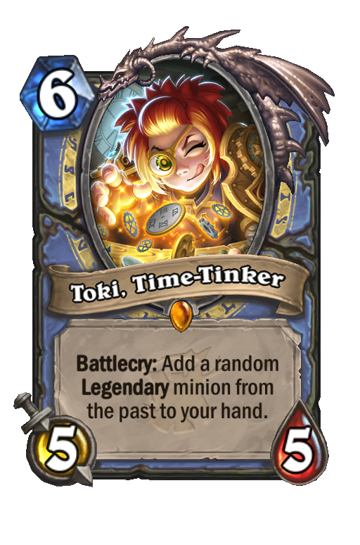 Toki, Time-Tinker Hearthstone kártya