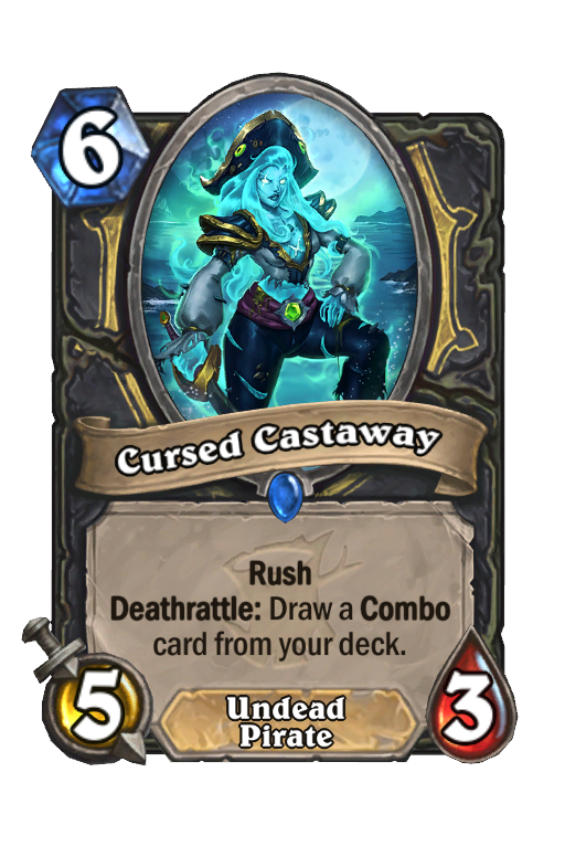 Cursed Castaway Hearthstone kártya