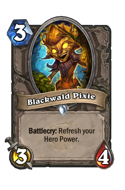 Blackwald Pixie Hearthstone kártya