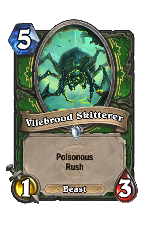 Vilebrood Skitterer Hearthstone kártya