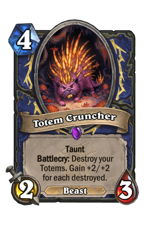 Totem Cruncher Hearthstone kártya