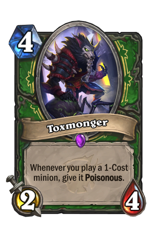 Toxmonger Hearthstone kártya