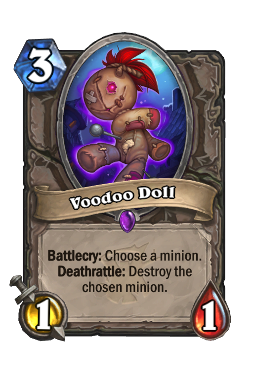 Voodoo Doll Hearthstone kártya
