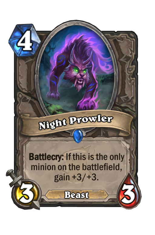 Night Prowler Hearthstone kártya