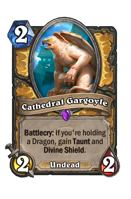 Cathedral Gargoyle Hearthstone kártya