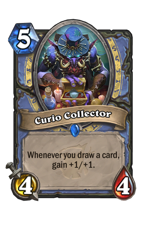 Curio Collector Hearthstone kártya