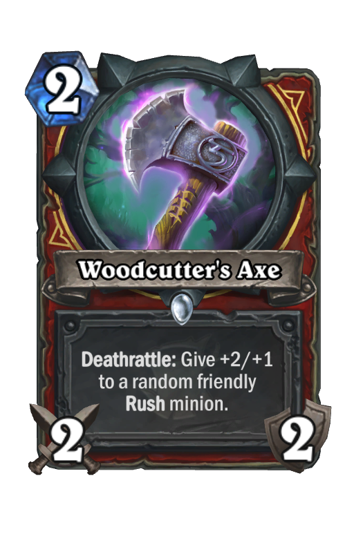 Woodcutter's Axe Hearthstone kártya